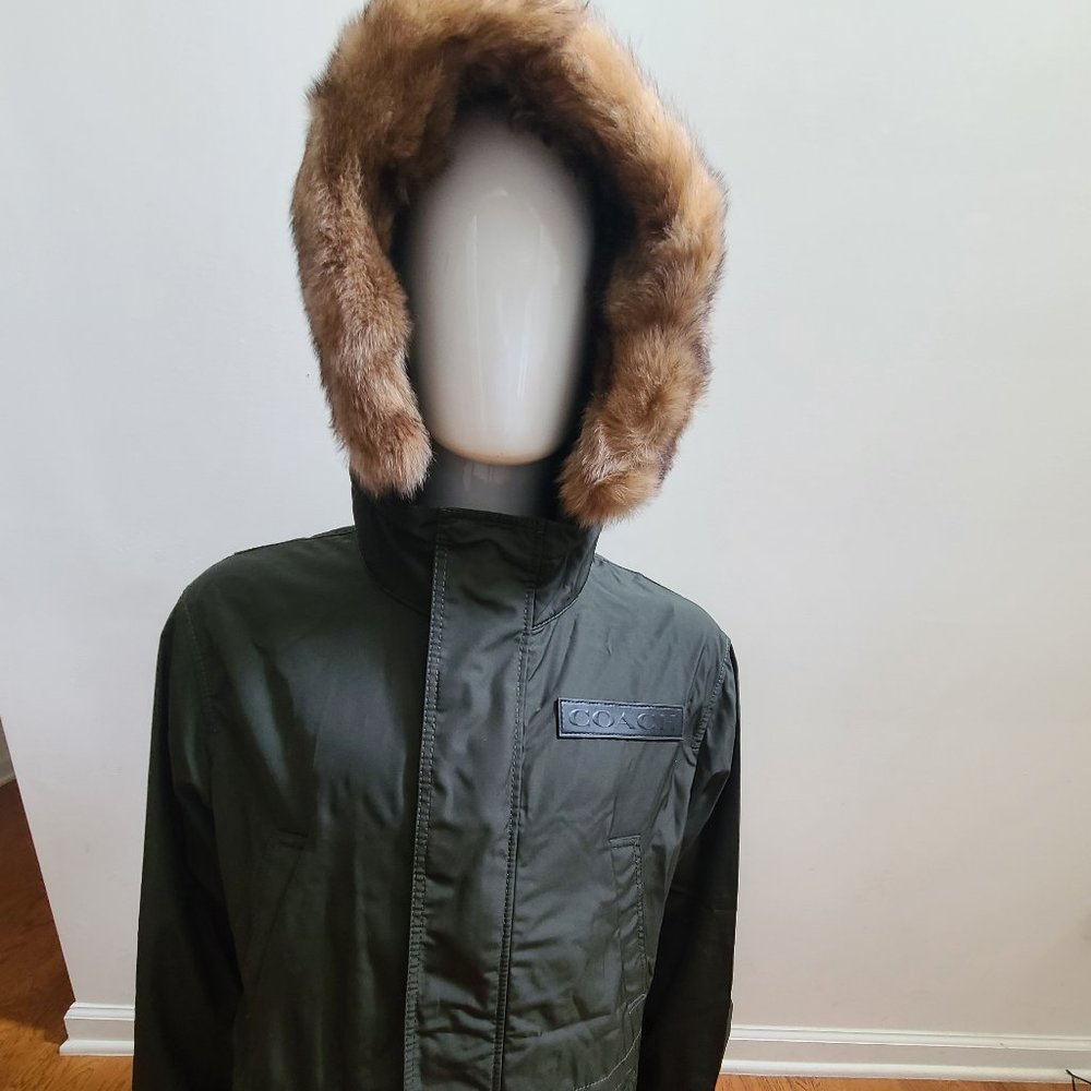 COACH 3in 1 PARKA JACKET MEN'S XL NEW WITHOUT TAGS DARK GREEN